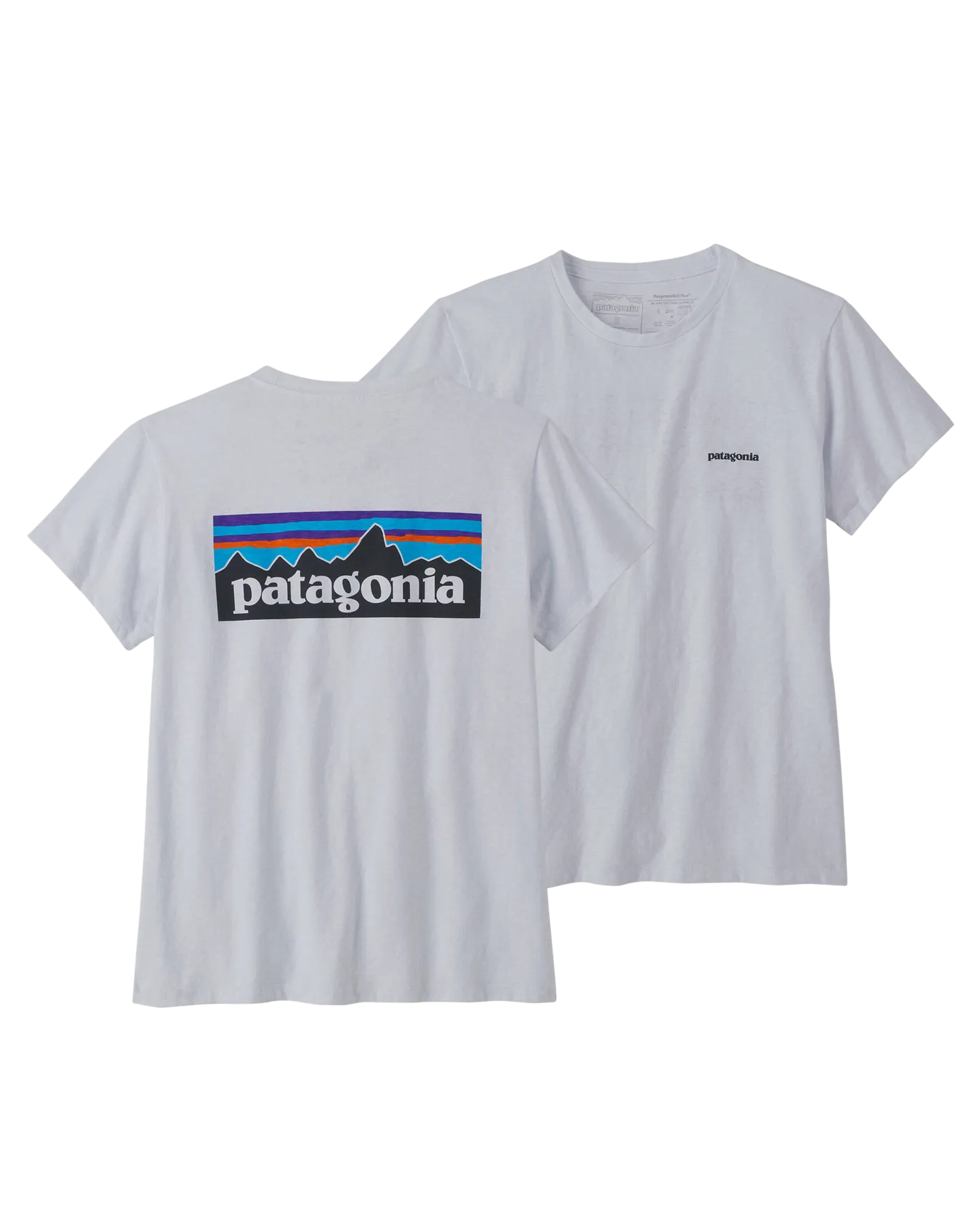 Patagonia Women's P-6 Logo Responsibili-Tee - White