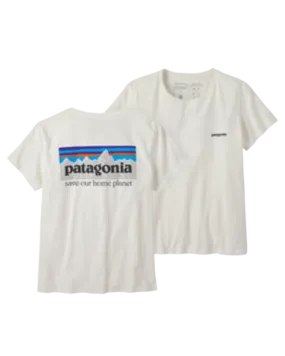 Patagonia Women's P-6 Mission Organic T-Shirt - Birch White