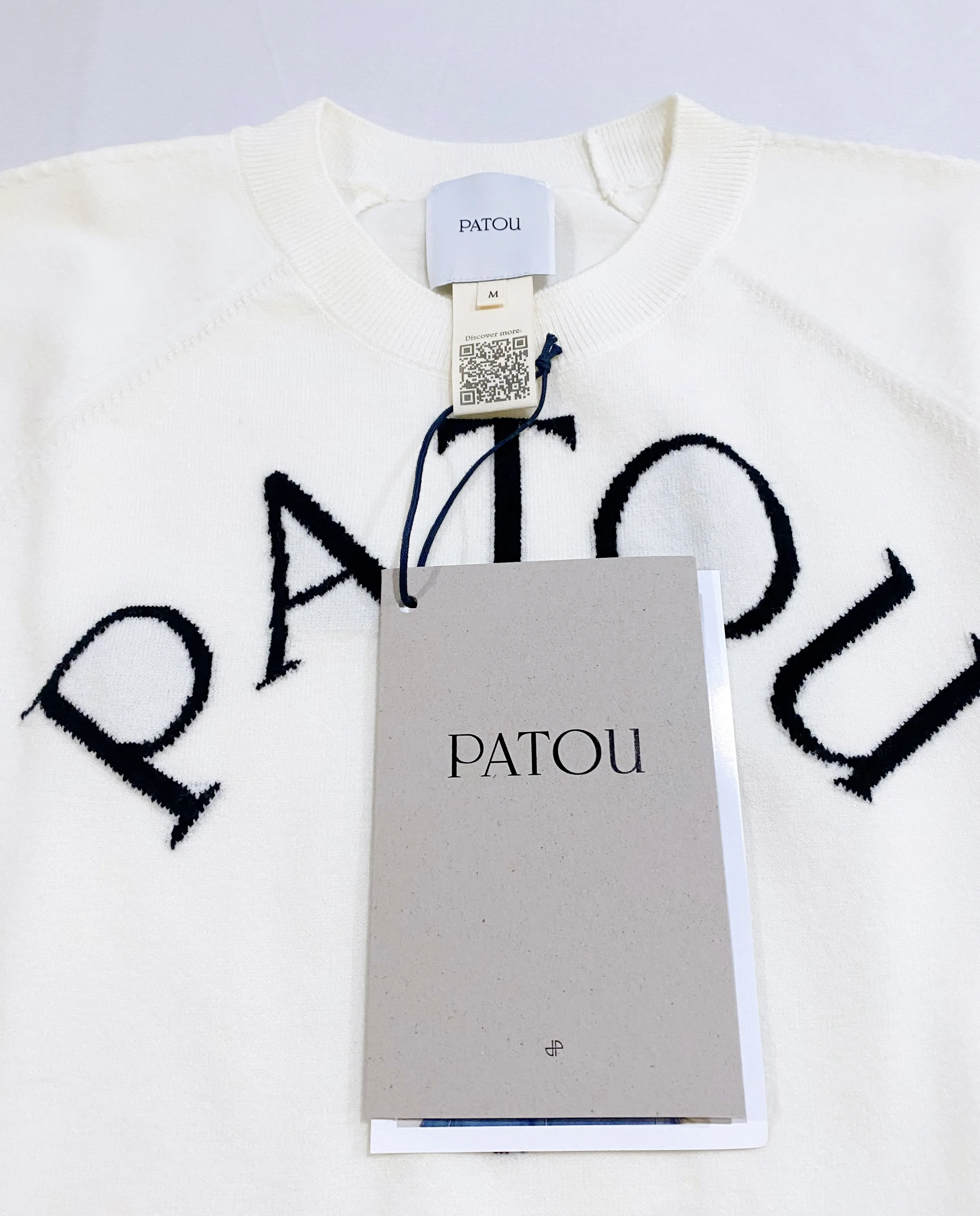 PATOU  |Wool Long Sleeves Plain Logo V-neck & Crew neck