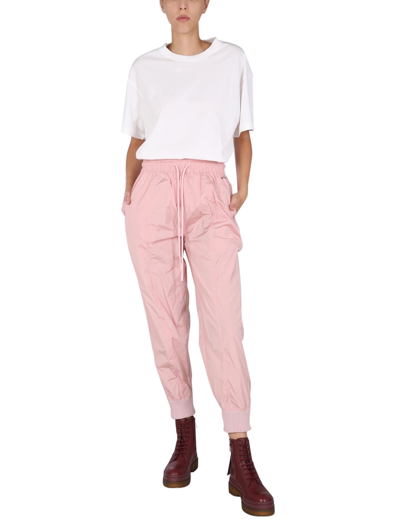 RED VALENTINO    TAFFETA JOGGING PANTS