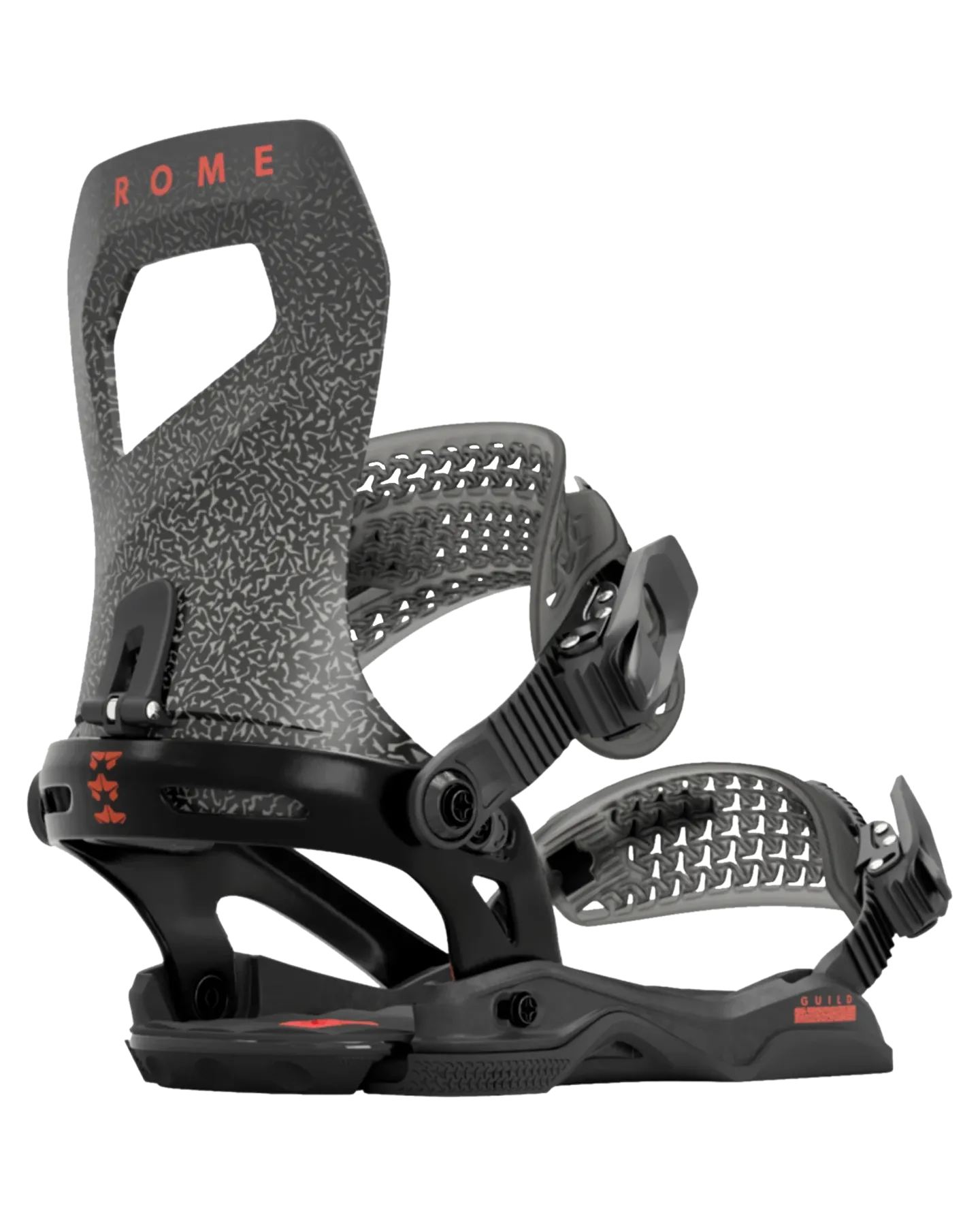 Rome Guild Women's Snowboard Bindings - Black/Speckle - 2024