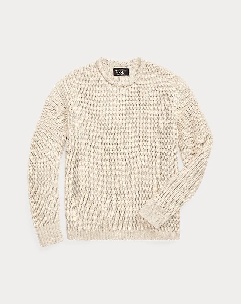 RRL  |Crew Neck Pullovers Unisex Linen Street Style U-Neck