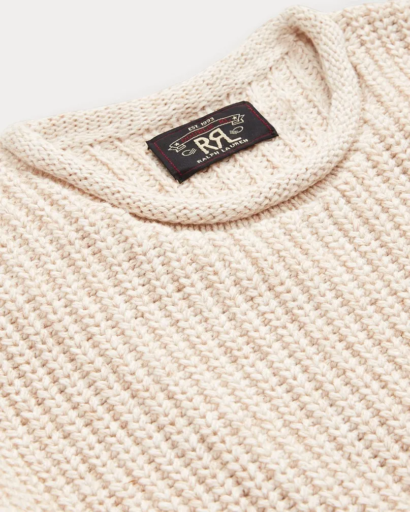 RRL  |Crew Neck Pullovers Unisex Linen Street Style U-Neck