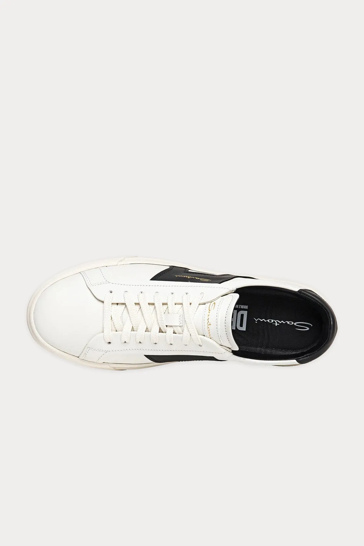 Santoni Double Buckle Deri Sneaker Ayakkab