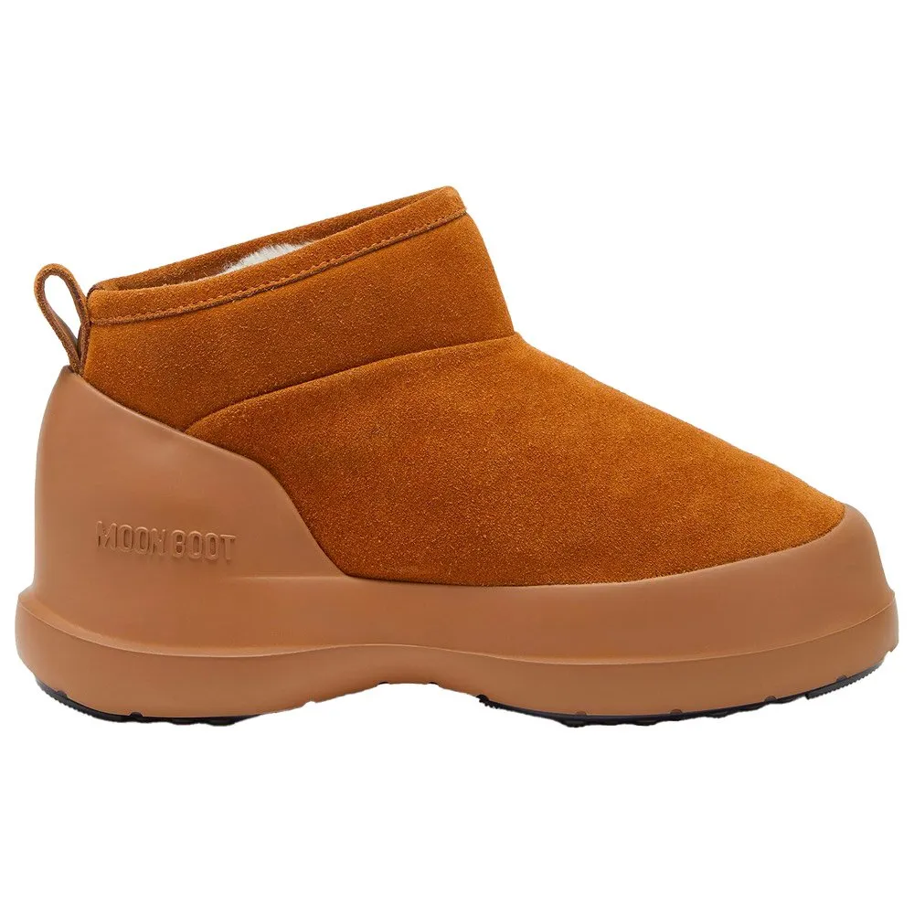 Snow boots Moon Boot ---Luna Low Boot Suede W Cognac