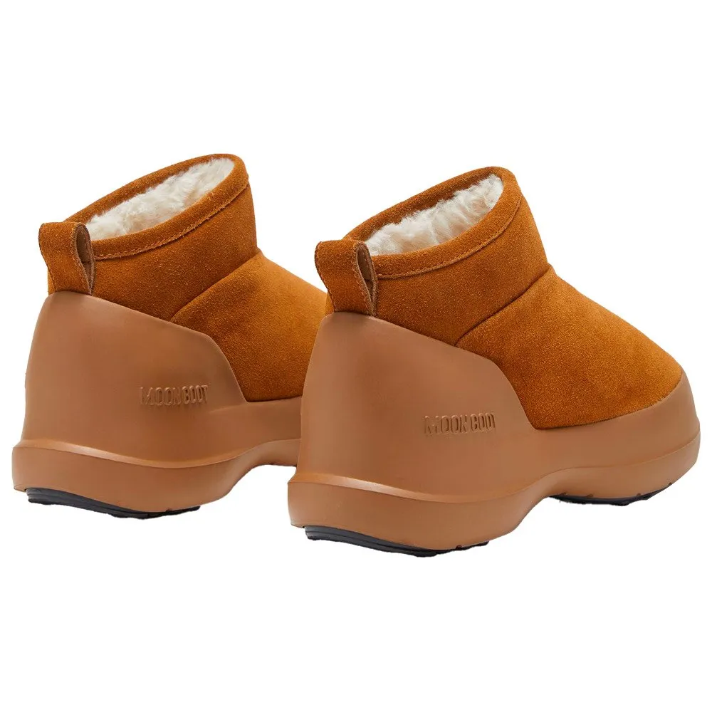 Snow boots Moon Boot ---Luna Low Boot Suede W Cognac