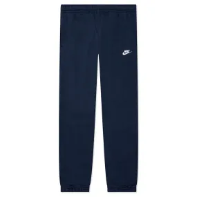 Sportswear Club Fleece Trousers - Midnight Navy/White