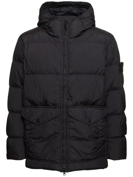 Stone Island   Hooded down jacket 