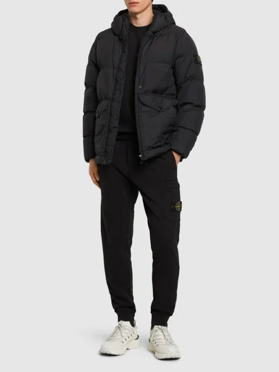 Stone Island   Hooded down jacket 