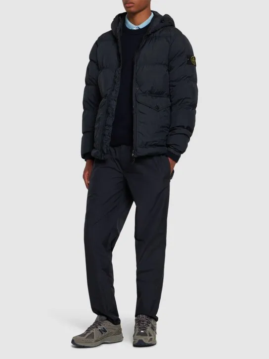 Stone Island   Hooded down jacket 