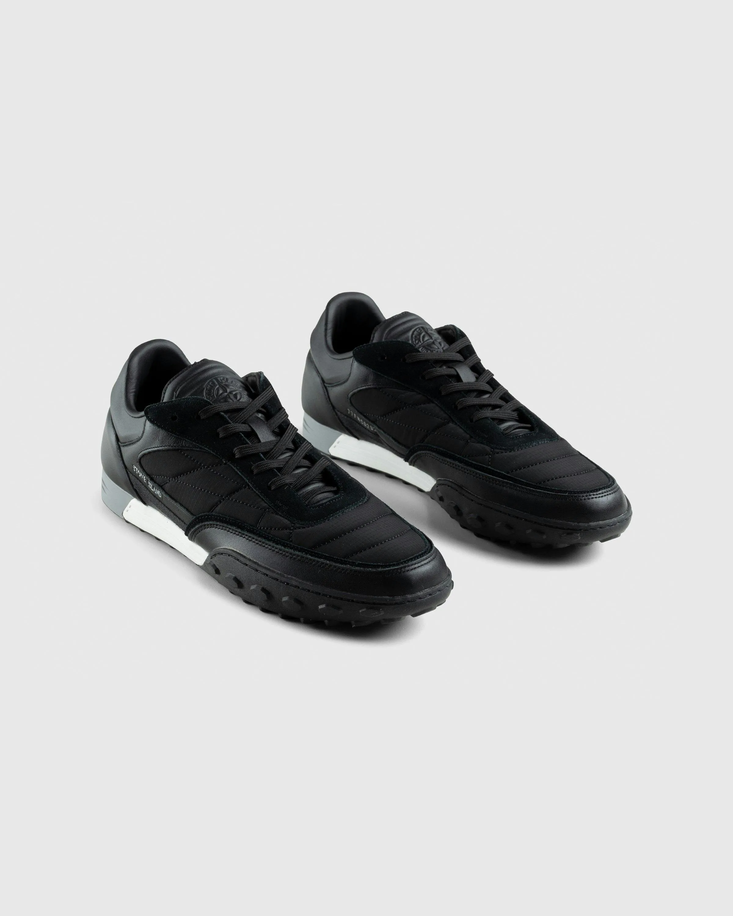 Stone Island – Football Sneaker Black | Highsnobiety Shop