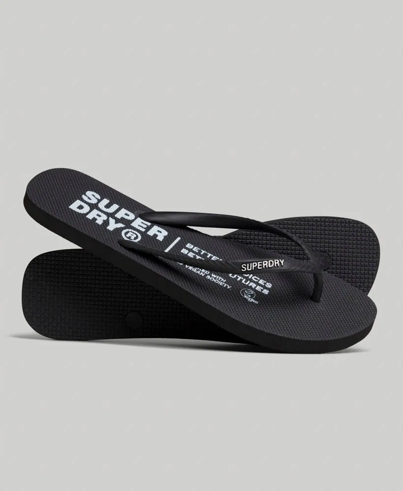 Studios Recycled Flip Flops | Black