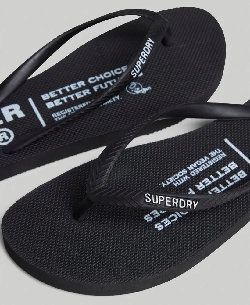 Studios Recycled Flip Flops | Black