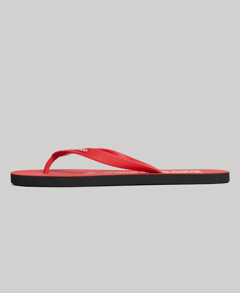 Studios Recycled Flip Flops | Risk Red