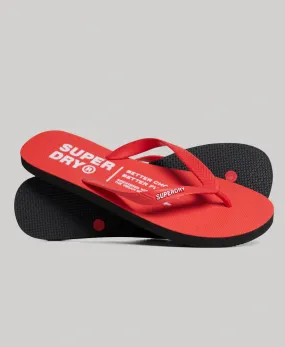 Studios Recycled Flip Flops | Risk Red