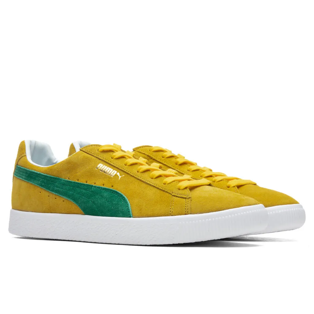 Suede VTG MIJ Retro - Spectra Yellow/Amazon Green