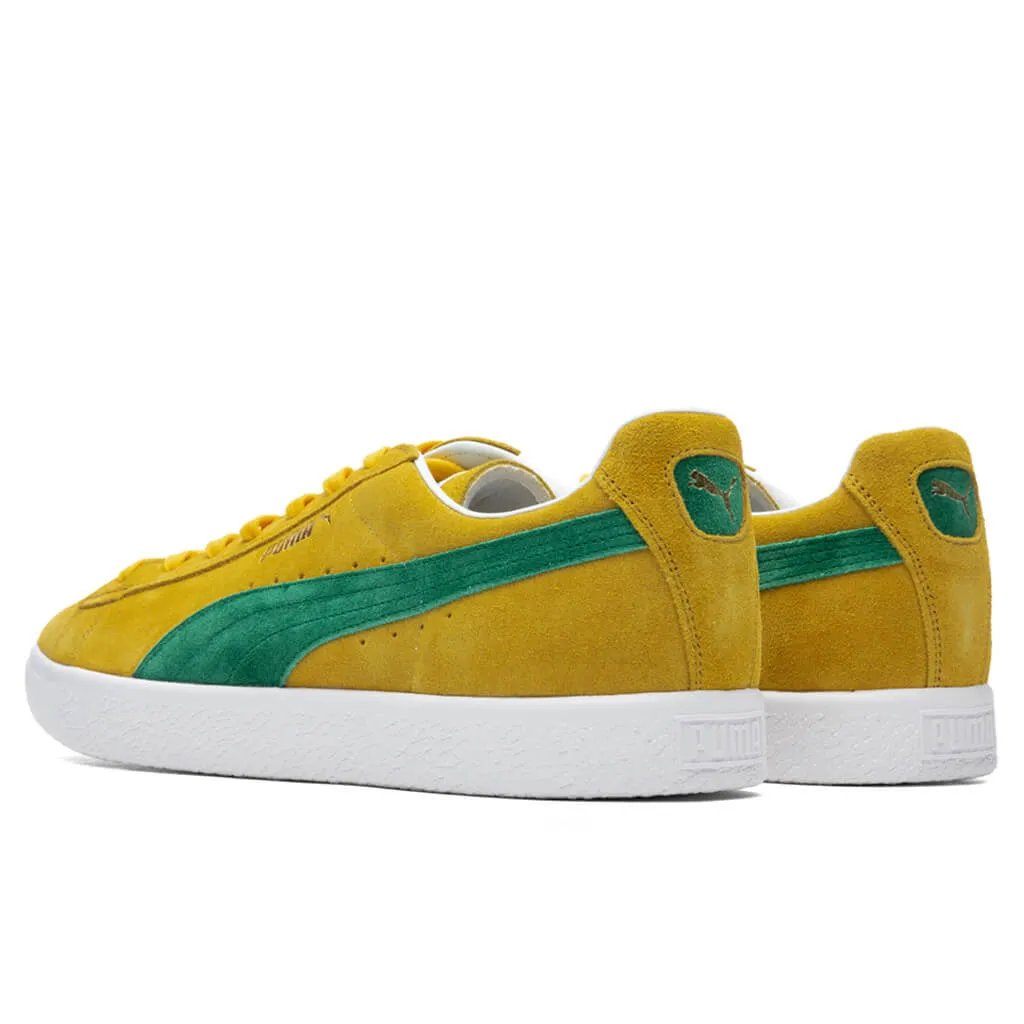 Suede VTG MIJ Retro - Spectra Yellow/Amazon Green