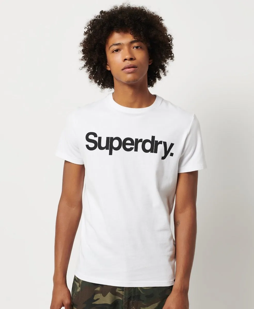 Superdry Classic Logo Crew Neck T-Shirt Optic