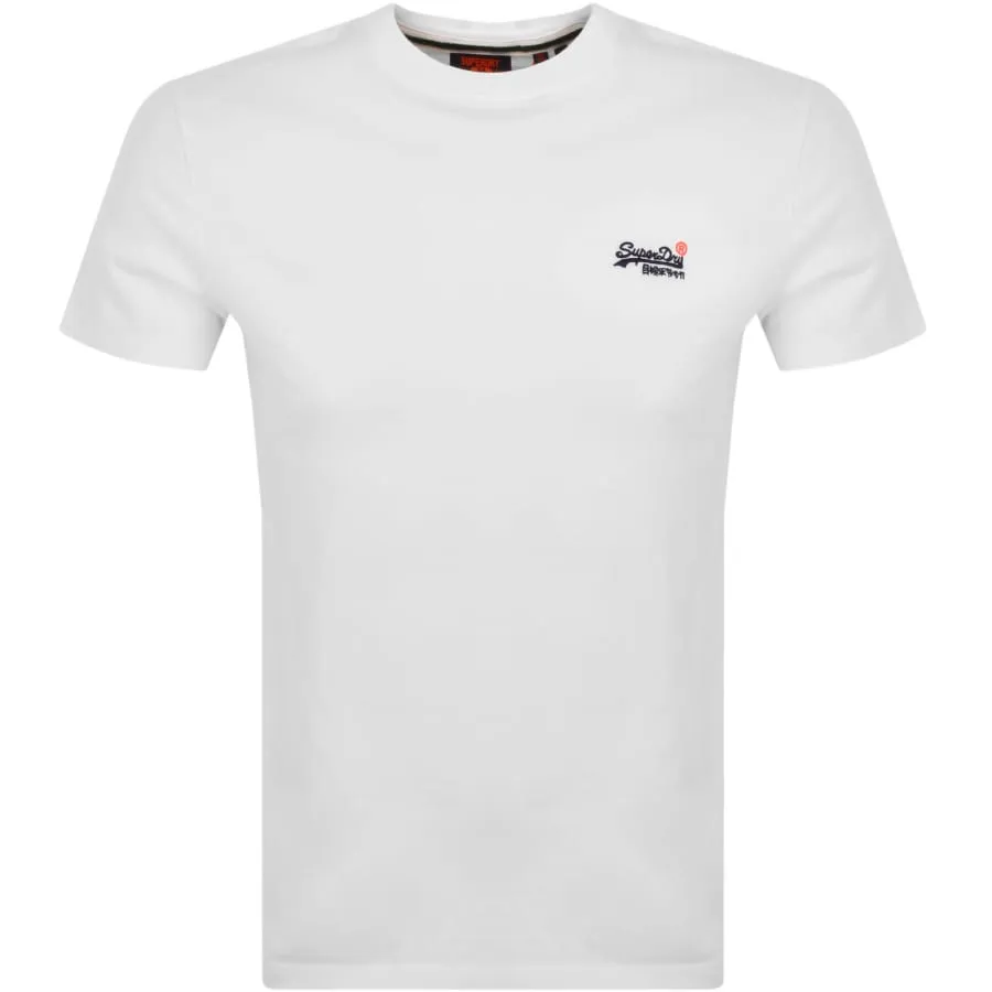 Superdry Essential Contrast T Shirt White