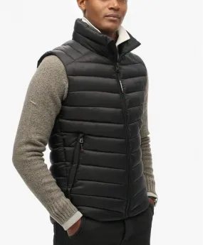 Superdry Fuji Sport Padded Gilet Bodywarmer Black