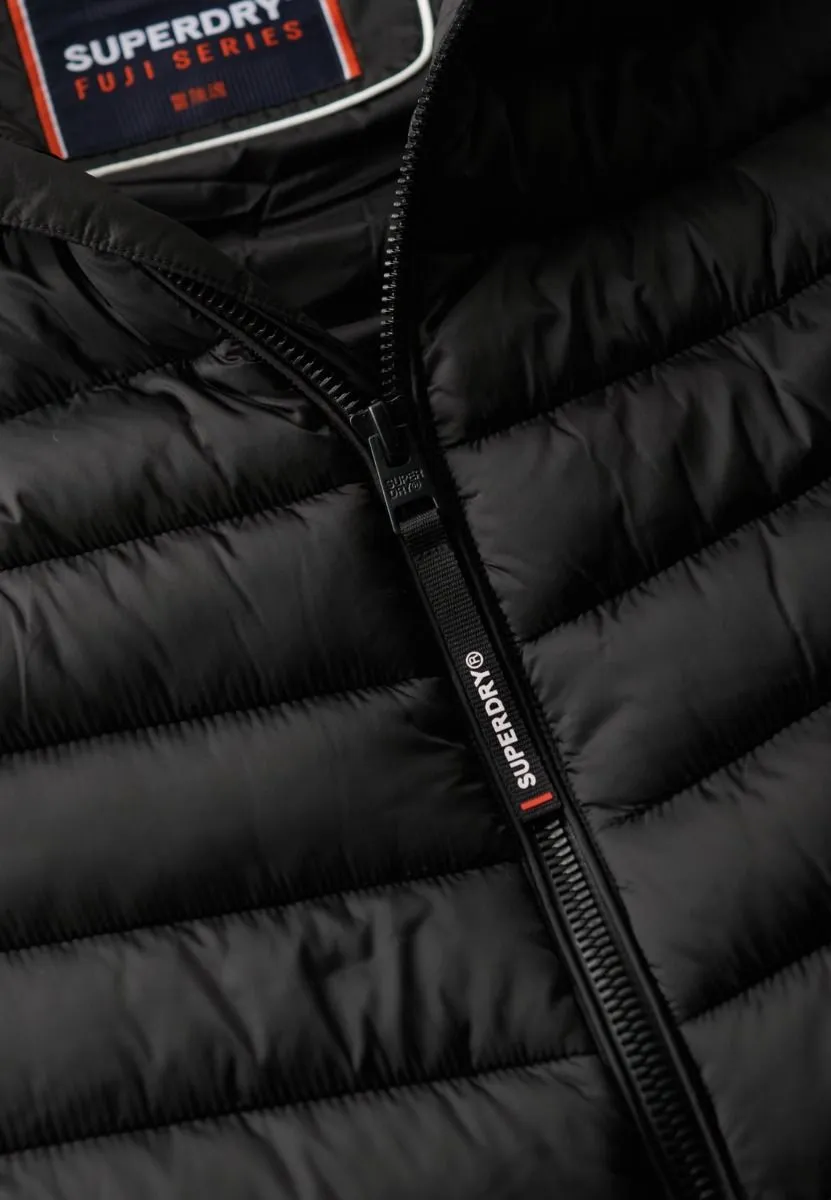 Superdry Fuji Sport Padded Gilet Bodywarmer Black