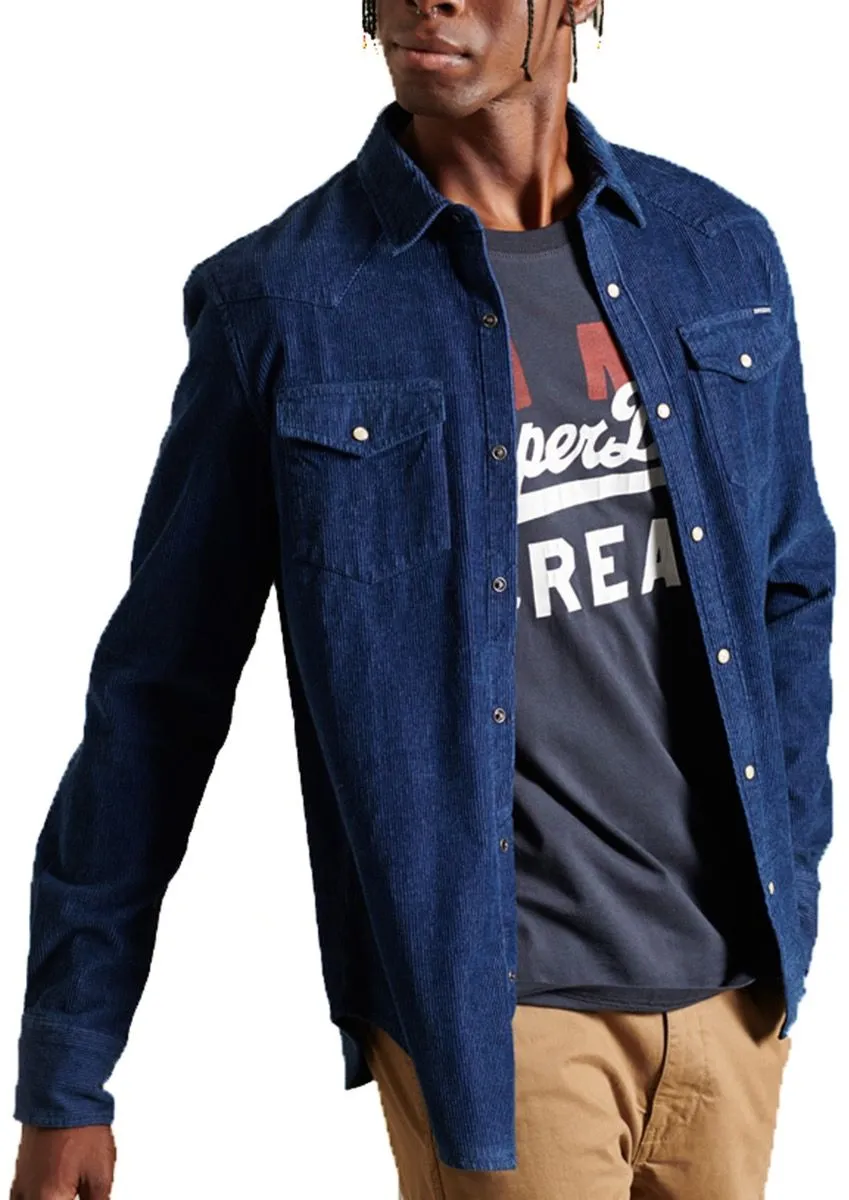 Superdry Resurrection Denim Shirt Rinse Wash