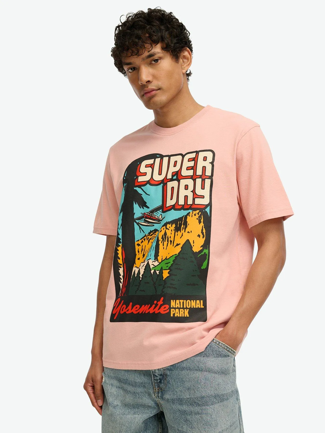 Superdry Superdry Travel Postcard Graphic T-shirt