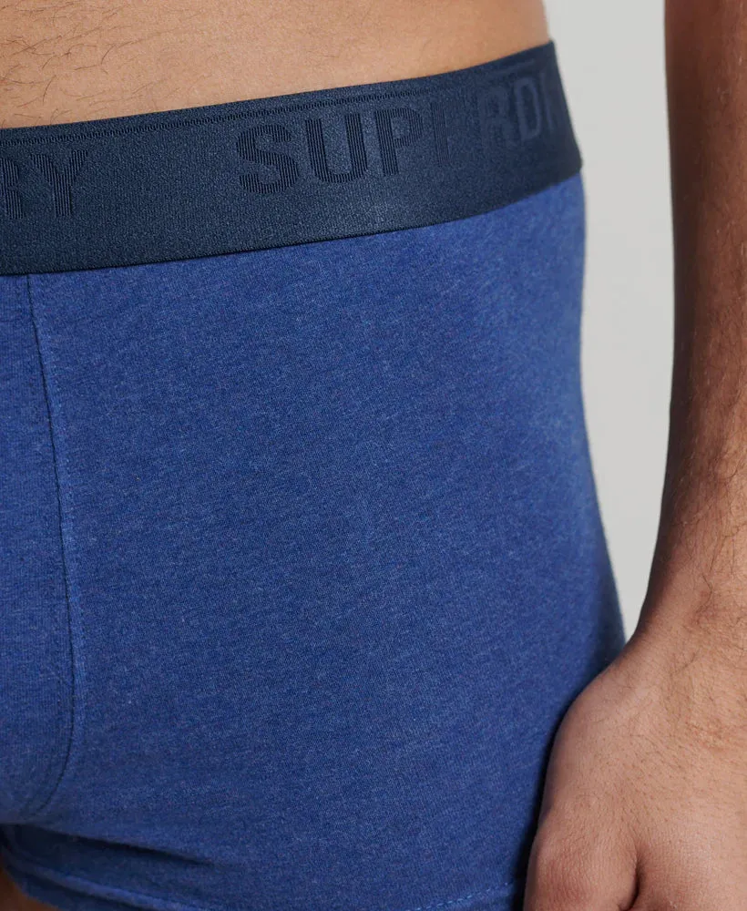 Superdry - Trunk Multi Triple Pack | Navy/Bright Blue/Mazarine