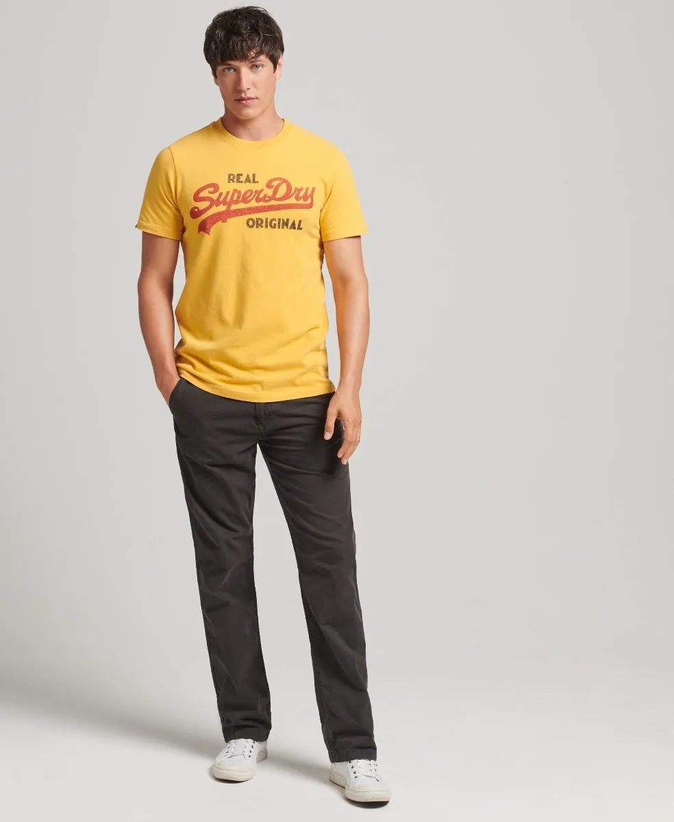 Superdry Vintage Logo Soda Pop T-Shirt Pigment Yellow