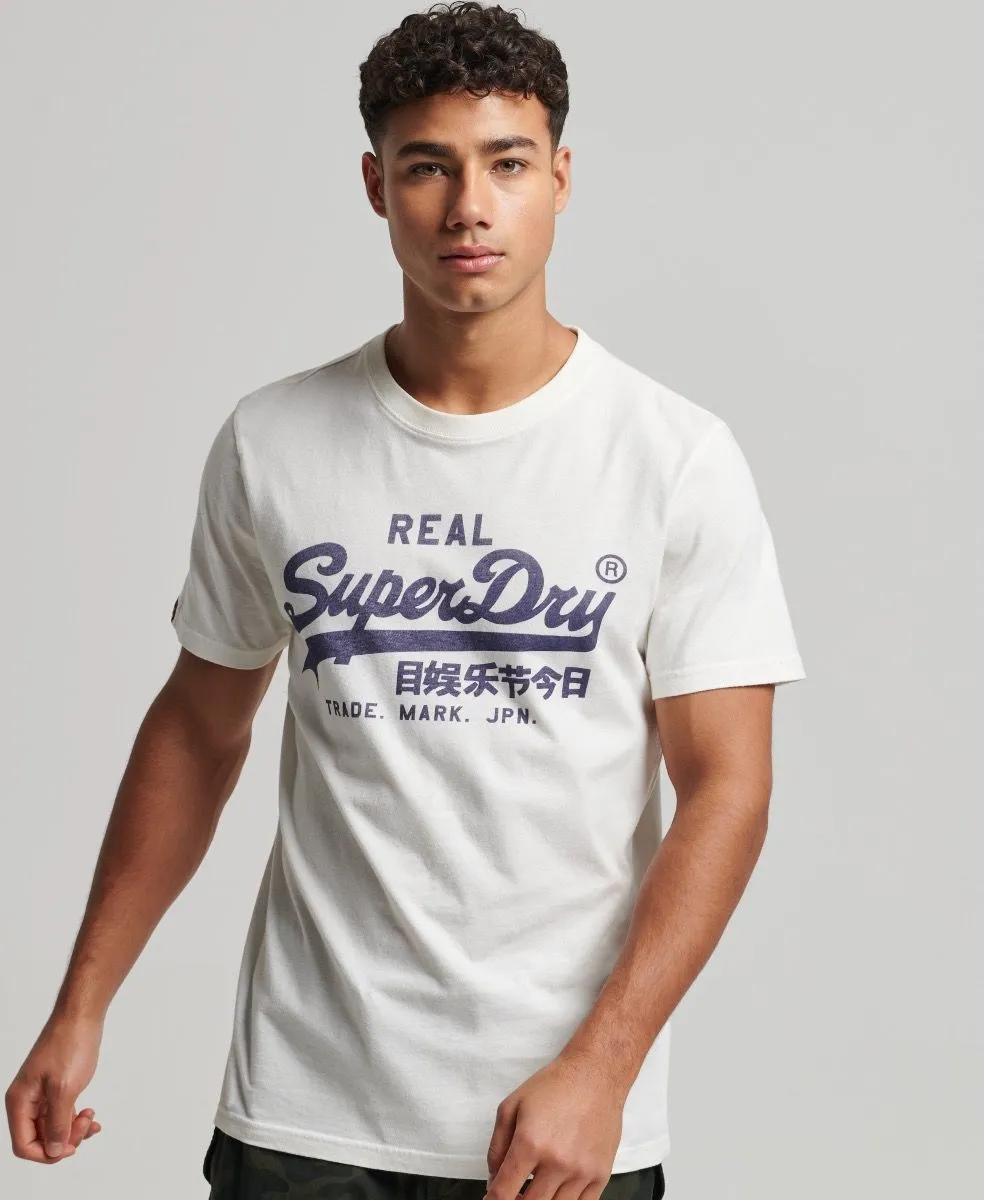 Superdry Vintage Logo T-Shirt Ecru