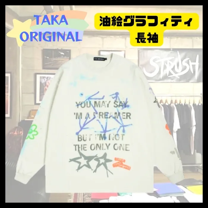 TAKA ORIGINAL  |Street Style Long Sleeves Cotton Sweatshirts