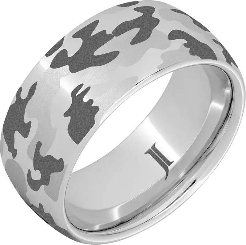 The Hunter - Serinium Camo Engraved Ring