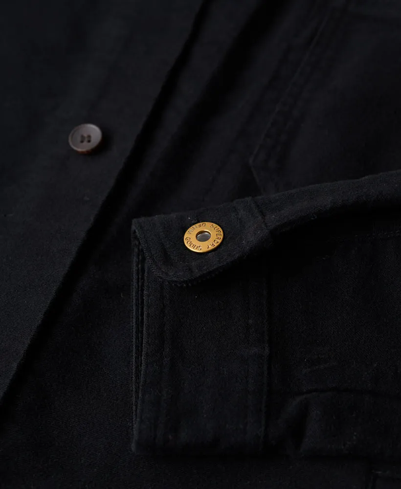 The Merchant Store - Moleskin Overshirt | Black