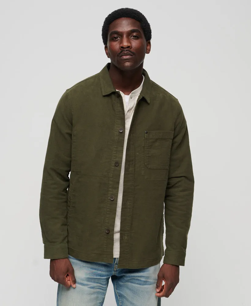 The Merchant Store - Moleskin Overshirt | Dark Moss Green