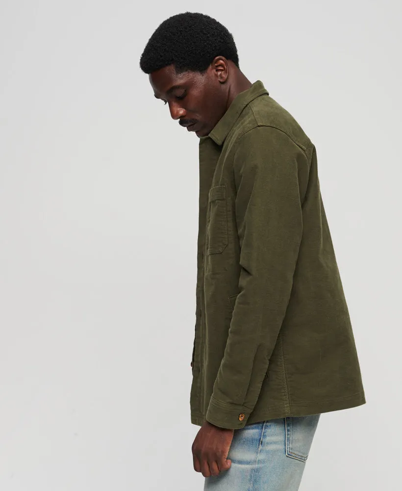 The Merchant Store - Moleskin Overshirt | Dark Moss Green