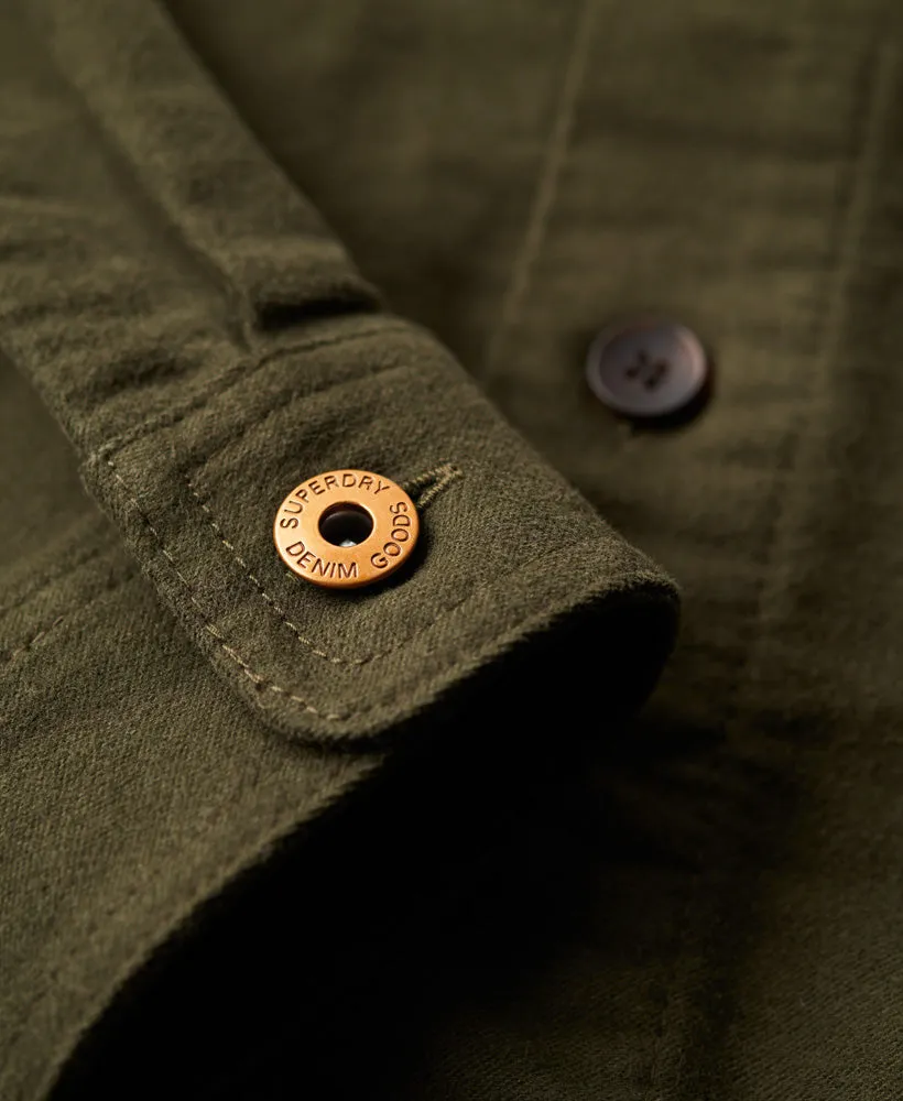 The Merchant Store - Moleskin Overshirt | Dark Moss Green