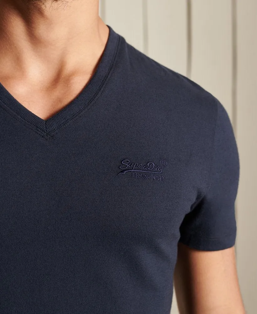 V Neck Essential T Shirt | Eclipse Navy