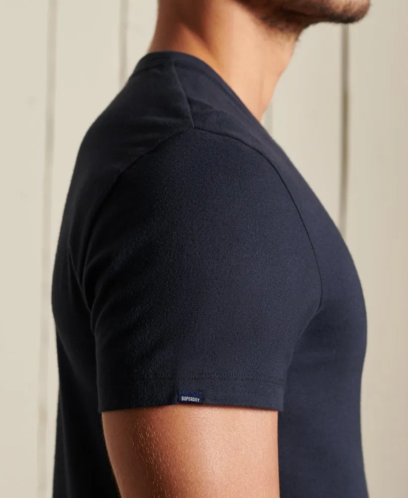 V Neck Essential T Shirt | Eclipse Navy