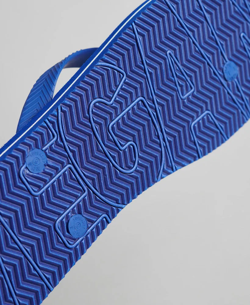 Vintage Vegan Flip Flops | Regal Blue