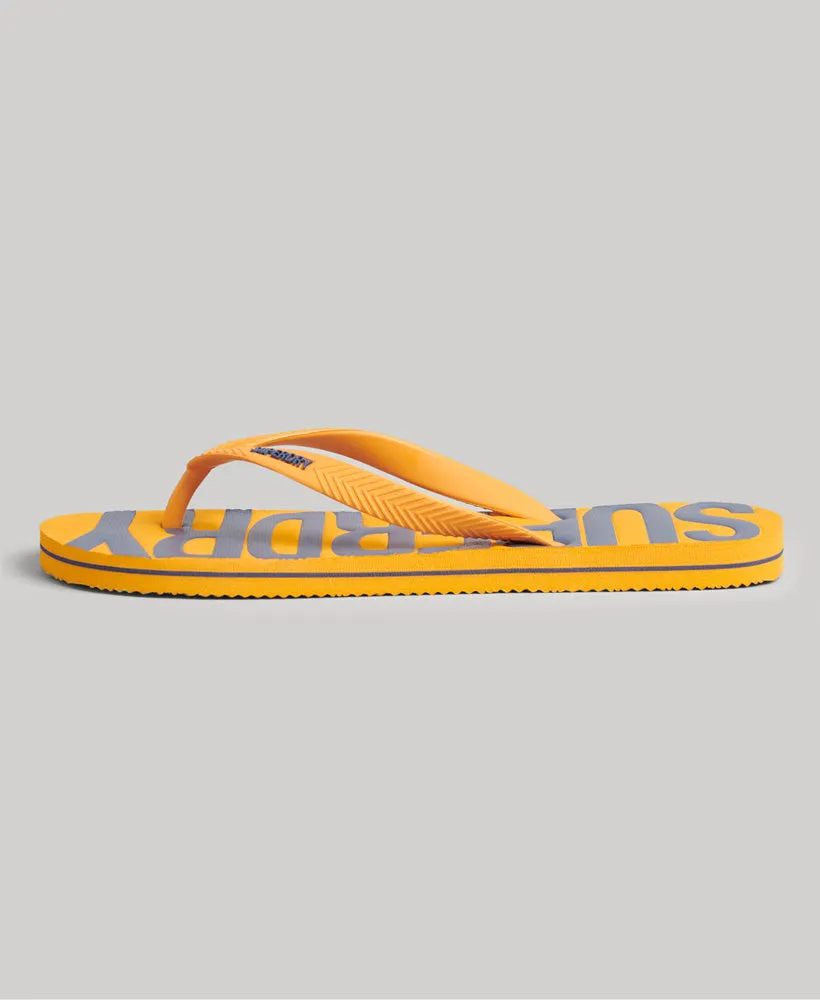 Vintage Vegan Flip Flops | Track Gold