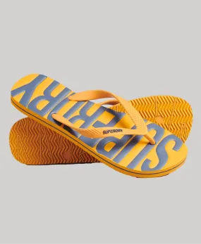 Vintage Vegan Flip Flops | Track Gold