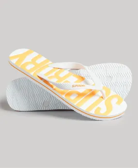 Vintage Vegan Flip Flops | White