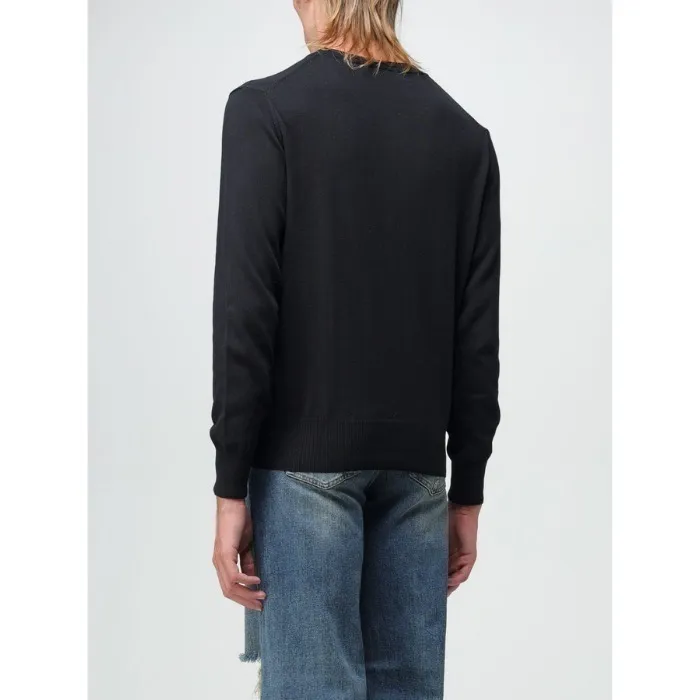 Vivienne Westwood  |Logo Crew Neck Cashmere Long Sleeves Plain Cotton Sweaters