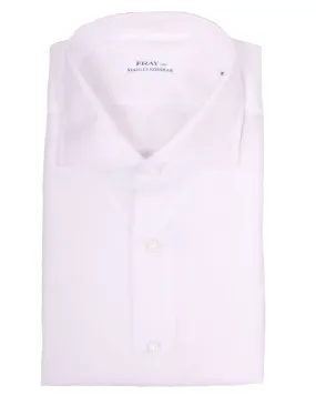 White Short Sleeve Lione Sportshirt