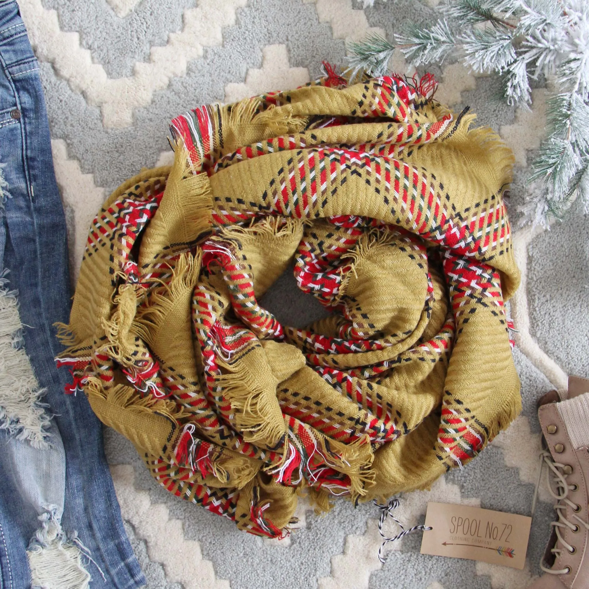 Wolf Creek Scarf in Mustard