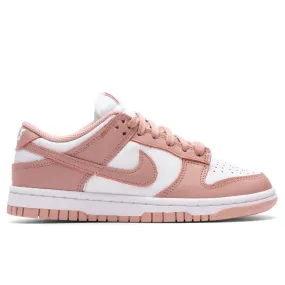 Women's Dunk Low - White/Rose Whisper