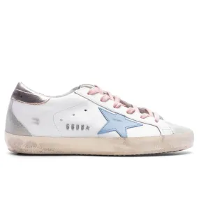 Women's Super-Star - White/Powder Blue/Platinum