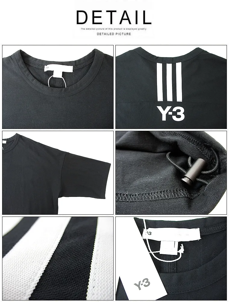 Y-3  |Crew Neck Pullovers Unisex Street Style U-Neck Boat Neck