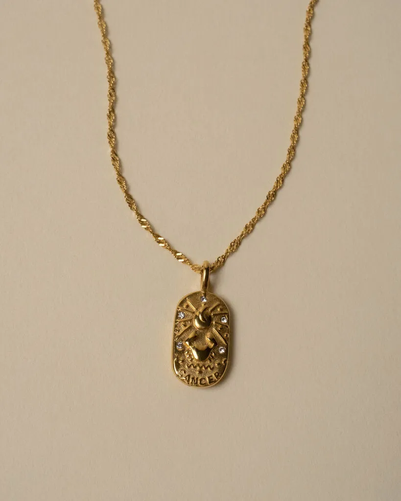 Zodiac Pendant Necklace