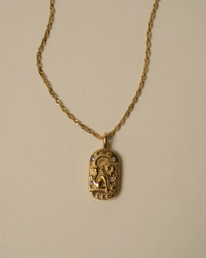 Zodiac Pendant Necklace